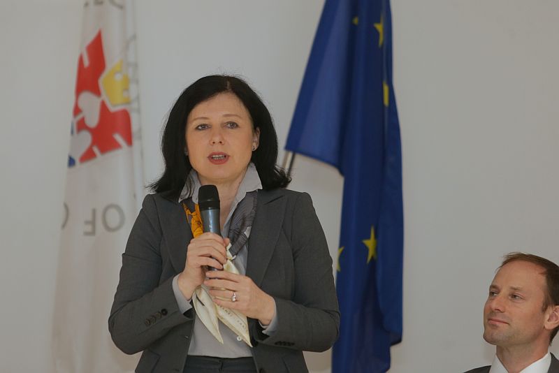 Česká eurokomisařka Věra Jourová.