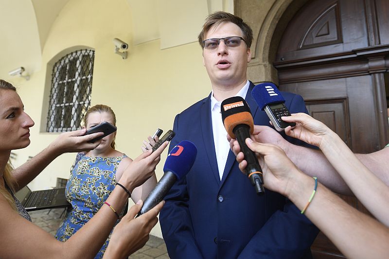 Předseda sněmovní komise k privatizaci těžební společnosti OKD Lukáš Černohorský (Piráti).