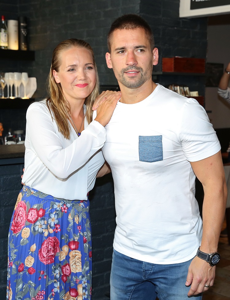 Lucie Vondráčková a Tomáš Plekanec.