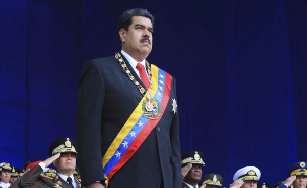 Venezuelský prezident Nicolás Maduro. Venezuelský prezident Nicolás Maduro.