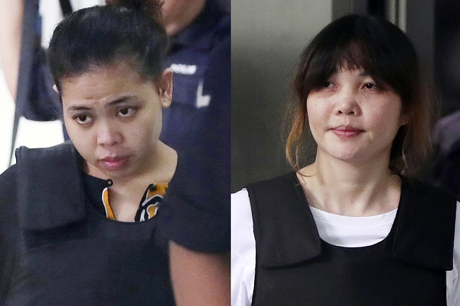Indonésanka Siti Aisyahová (vlevo) a Vietnamka Doan Thi Huong. Indonésanka Siti Aisyahová (vlevo) a Vietnamka Doan Thi Huong.