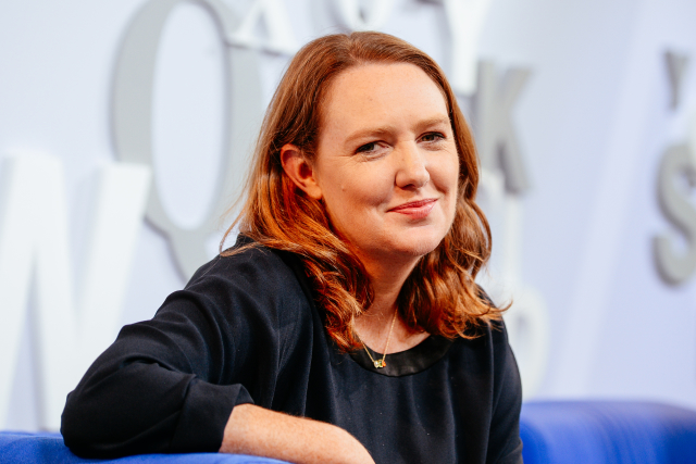 Britská spisovatelka Paula Hawkinsová.