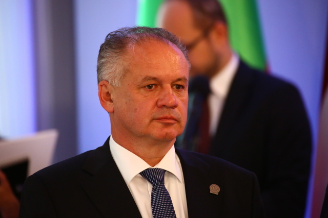 Slovenský prezident Andrej Kiska. Slovenský prezident Andrej Kiska.