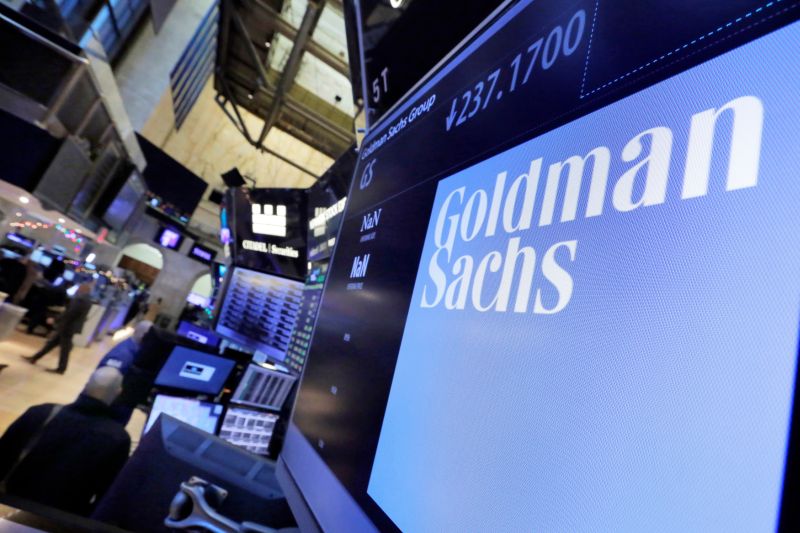 Goldman Sachs, burza.