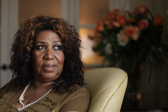 Aretha Franklin. 