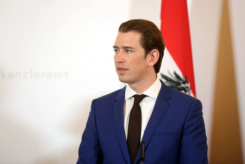 Rakouský kancléř Sebastian Kurz. Rakouský kancléř Sebastian Kurz.