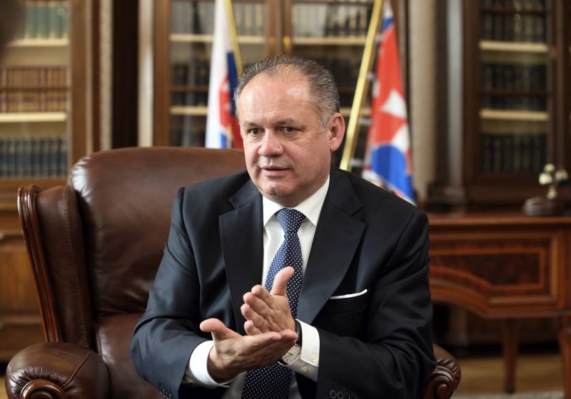 Slovenský prezident Andrej Kiska. Slovenský prezident Andrej Kiska.