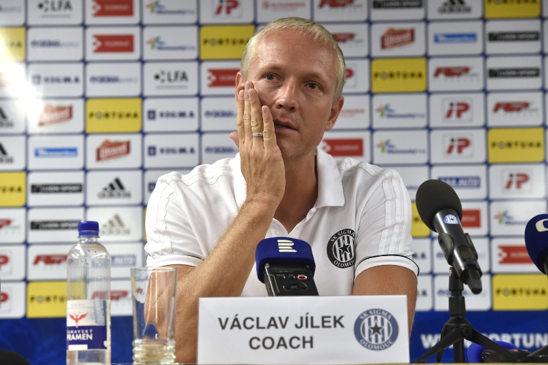 Trenér fotbalistů Olomouce Václav Jílek.