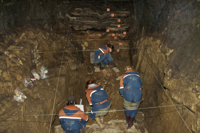 Archeologické naleziště v pohoří Altaj.