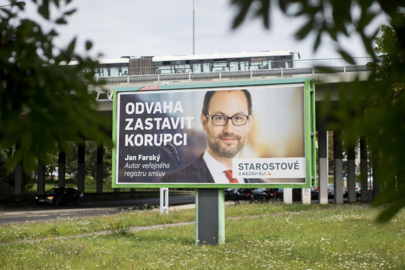 Billboard hnutí Starostové a nezávislí (STAN) pro sněmovní volby. Billboard hnutí Starostové a nezávislí (STAN) pro sněmovní volby.