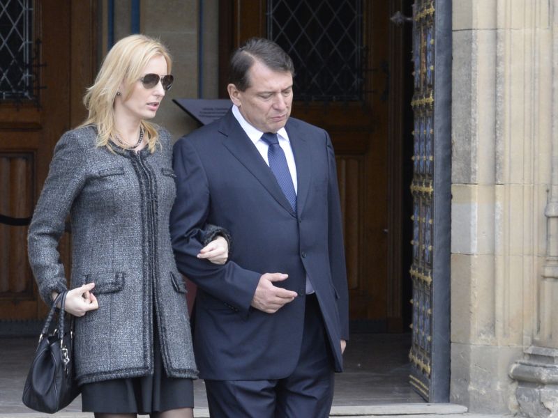 Jiří Paroubek s manželkou Petrou Paroubkovou.