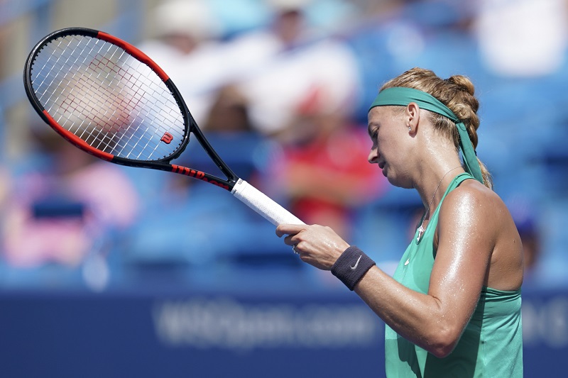 Čtyři dny před startem US Open se Petra Kvitová potýká se zraněním ramene.