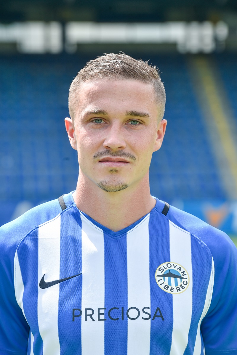 Liberecký fotbalista Tomáš Malinský.