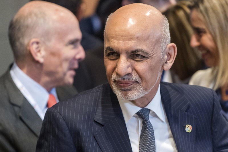 Afghánský prezident Ašraf Ghání. Afghánský prezident Ašraf Ghání.