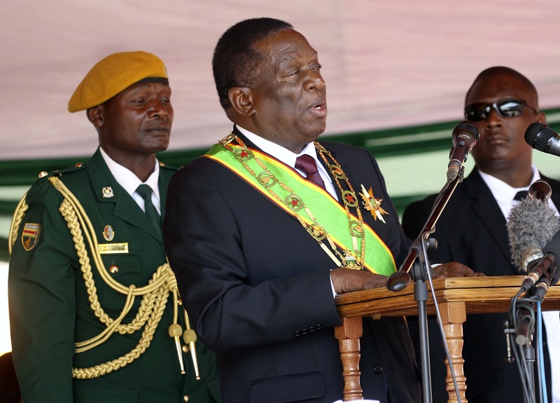 Zimbabwe má po 31 letech novou hlavu státu, Emmersona Mnangagwu.