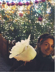 Paris Jackson na Staroměstském náměstí v roce 2017.