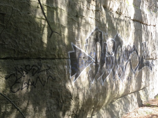 Vandal posprejoval Prachovské skály, škody jsou nevyčíslitelné. Vandal posprejoval Prachovské skály, škody jsou nevyčíslitelné.