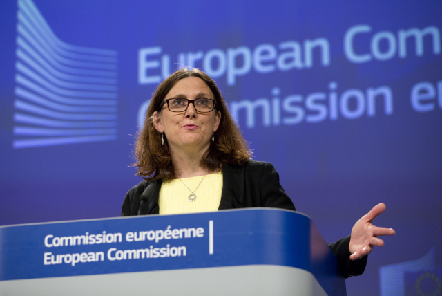 Evropská komisařka pro obchod Cecilia Malmströmová.