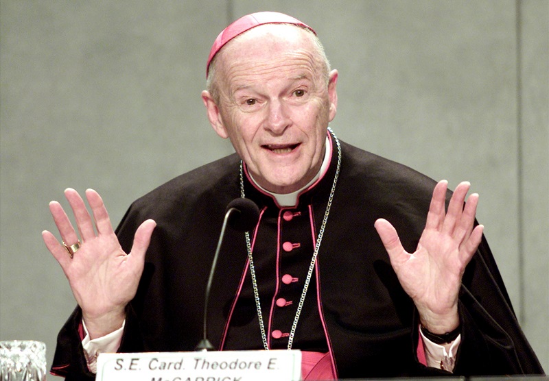 Vysoký představitel americké katolické církve, kardinál Theodore McCarrick.