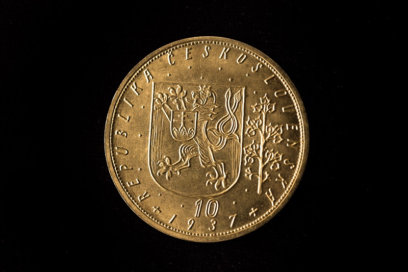Svatováclavský desetidukát z roku 1937.