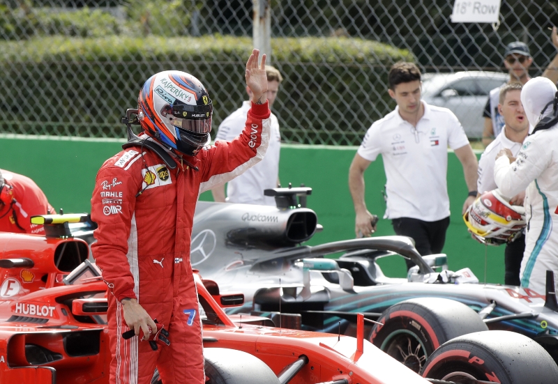 Räikkönenovo Ferrari udělalo na domácí trati rekord. Fin je první.