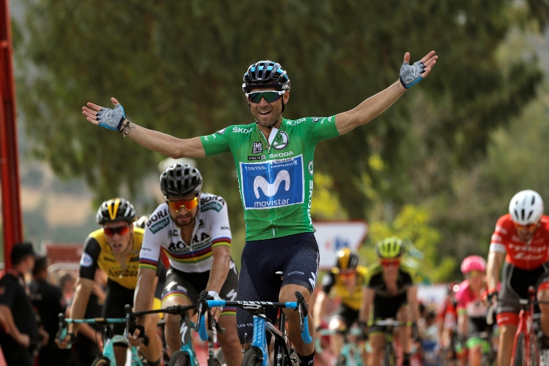 Valverde se radoval na letošní španělské Grand Tour podruhé. 
