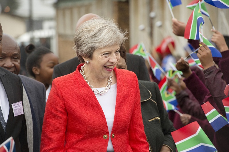Britská premiérka Theresa Mayová. Britská premiérka Theresa Mayová.