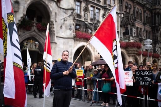 Protesty v Chemnitzu. Protesty v Chemnitzu.