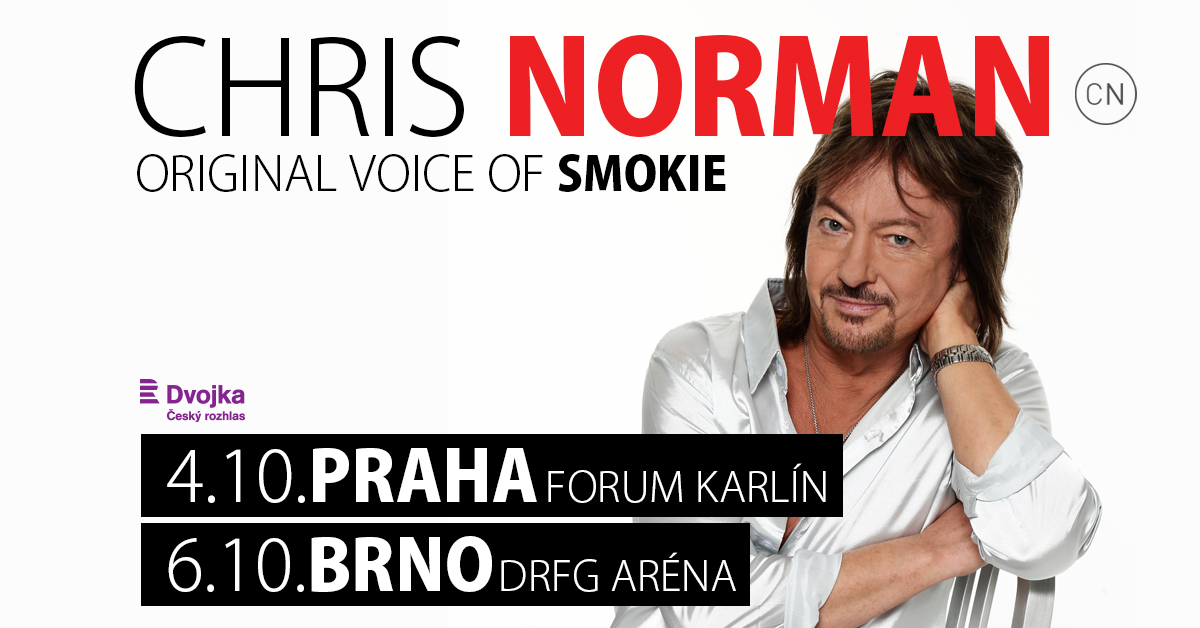 Vyhrajte vstupenky na Chrise Normana ze Smokie.