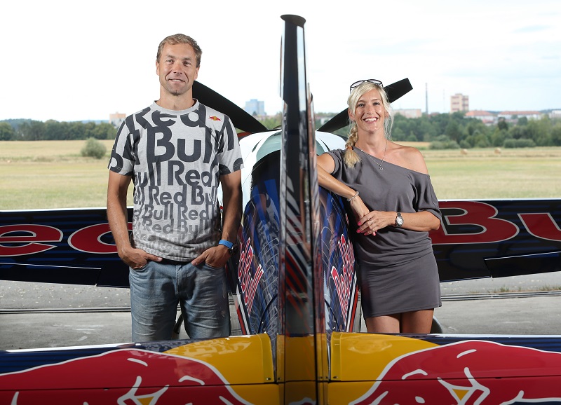 Martin Šonka s přítelkyní Olgou Soukupovou. 