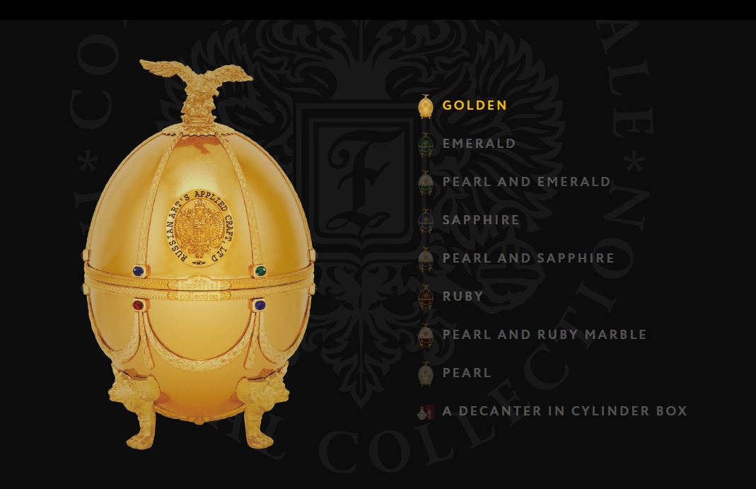 Novinkou firmy Lagoda Group je zlaté Fabergého vejce, které ukrývá luxusní vodku.