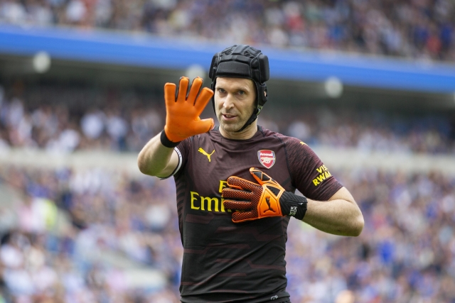Petr Čech předvedl v zápase proti Cardiffu špatnou hru nohama.