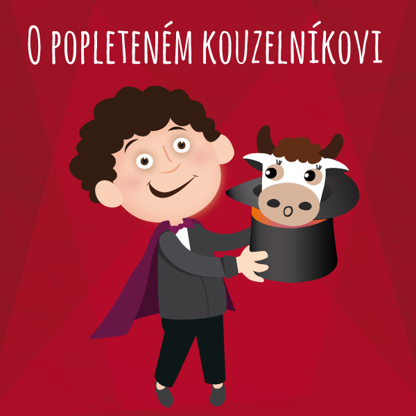 Plakát k pohádce O popleteném kouzelníkovi.