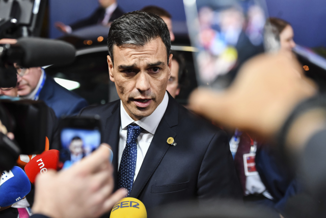 Španělský premiér Pedro Sánchez.