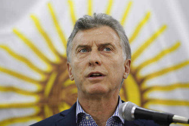 Argentinský prezident Mauricio Macri.