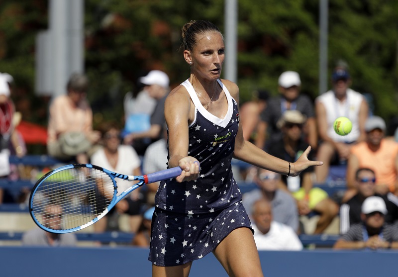 Karolína Plíšková na tenisovém US Open.