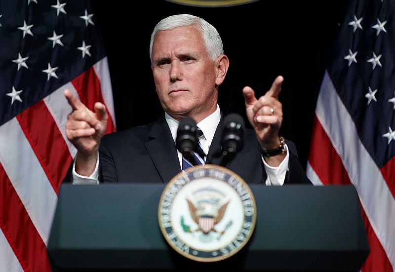 Viceprezident USA Mike Pence.