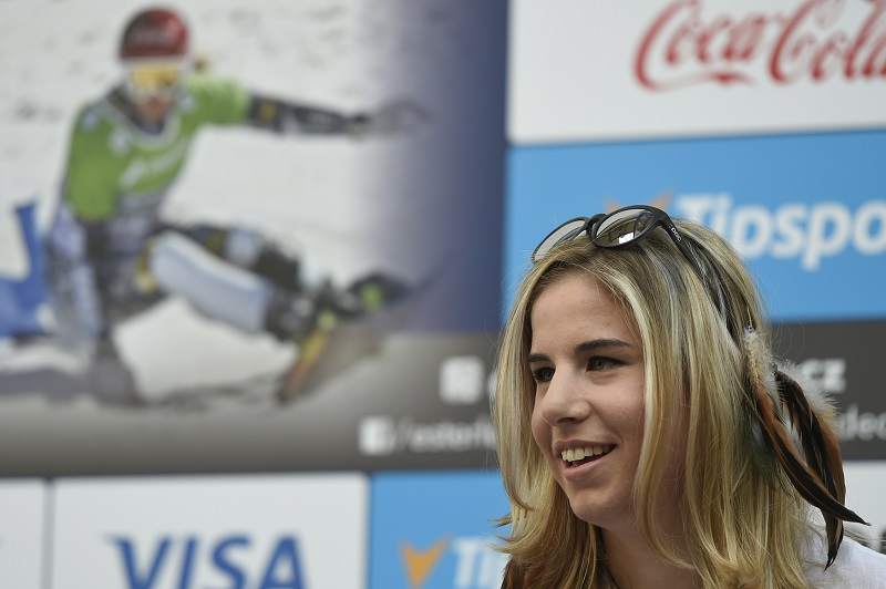 Česká olympijská vítězka Ester Ledecká.