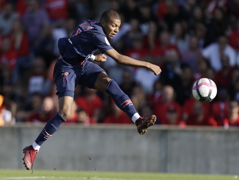 Francouzský fotbalový talent Kylian Mbappé.