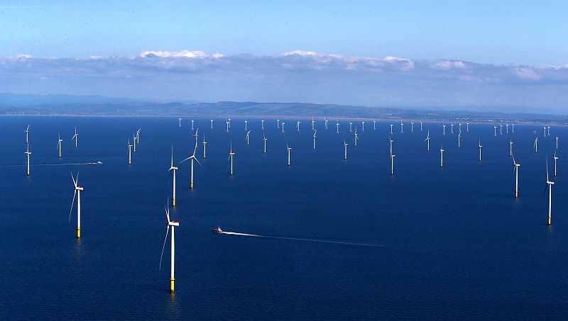 Projekt Walney Extension je největší pobřežní větrná firma na světě.