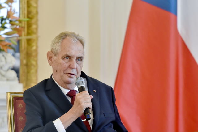 Prezident Miloš Zeman.