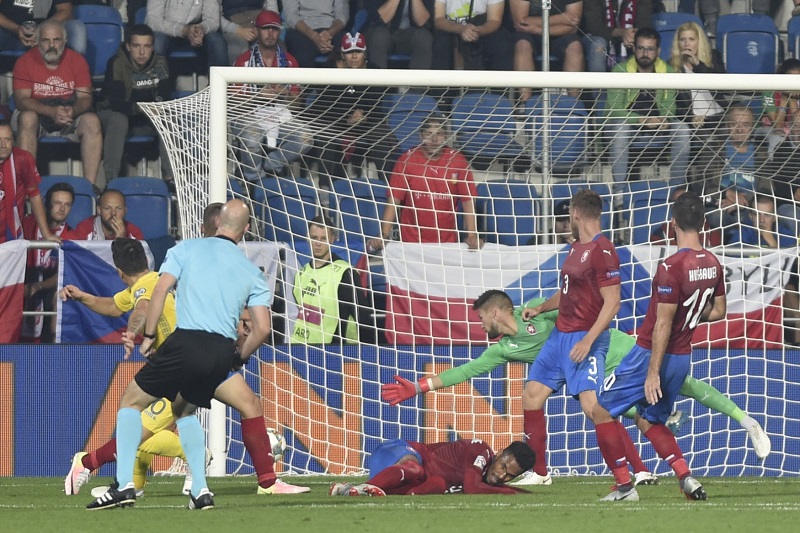 Čeští fotbalisté podlehli Ukrajině.