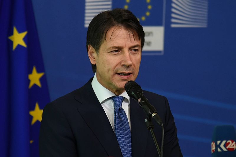 Italský premiér Giuseppe Conte.