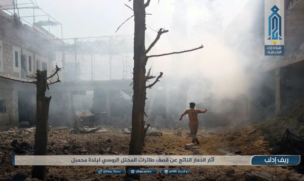 Boje v syrské provincii Idlib.