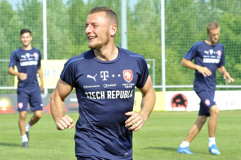 Vladimír Coufal, obránce fotbalové reprezentace.