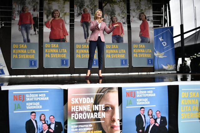 Ebba Busch Thorová, šéfka Kestřanských demokratů.