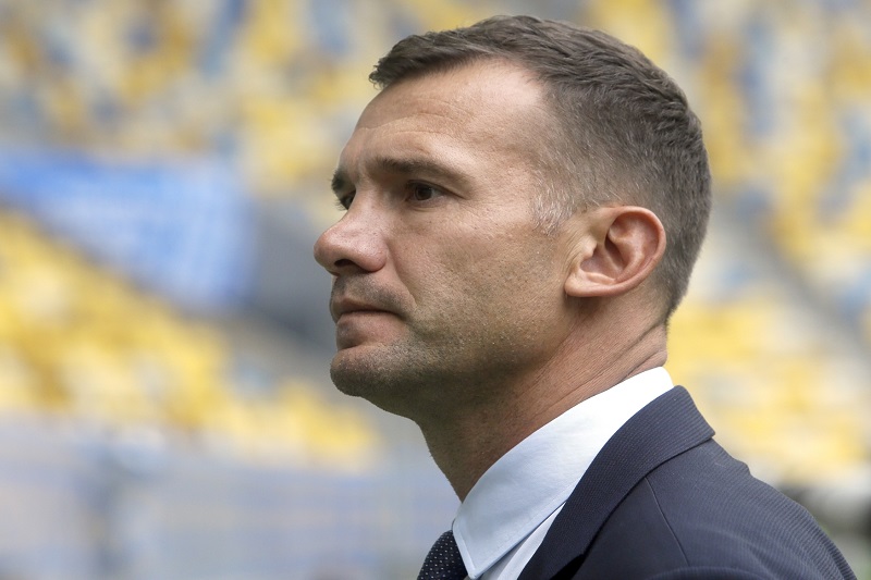 Andrej Ševčenko, trenér ukrajinské reprezentace.