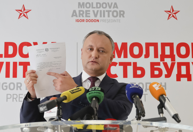 Moldavský prezident Igor Dodon.