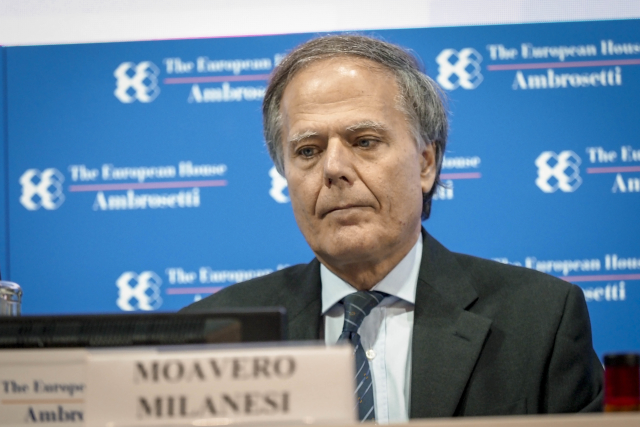 Italský ministr zahraničí Enzo Moavero Milanesi.