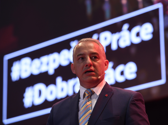 Předseda Českomoravské konfederace odborových svazů Josef Středula.